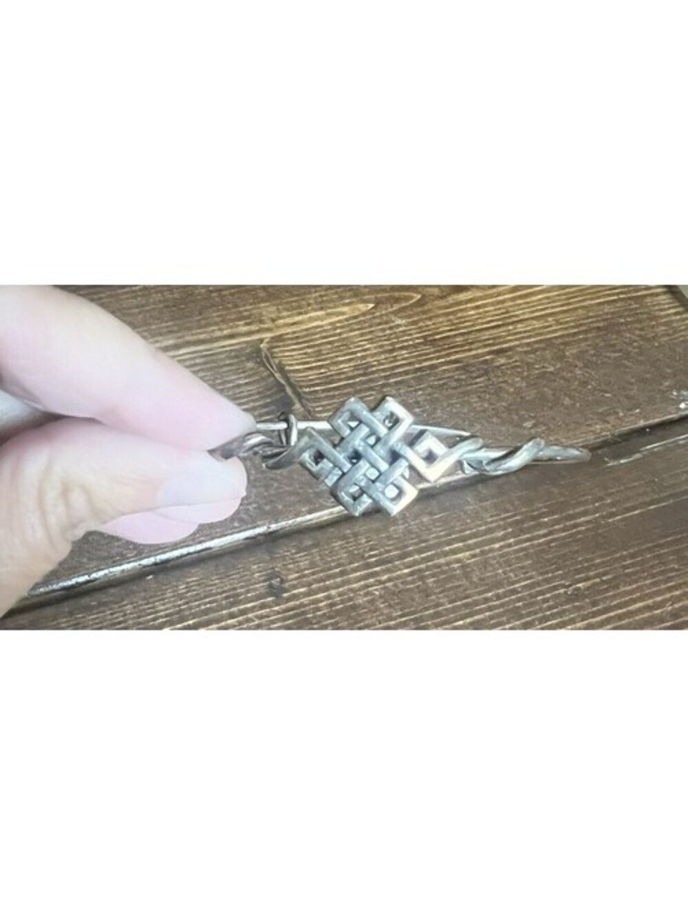 Alex And Ani Endless Knot Bracelet Silver Tone